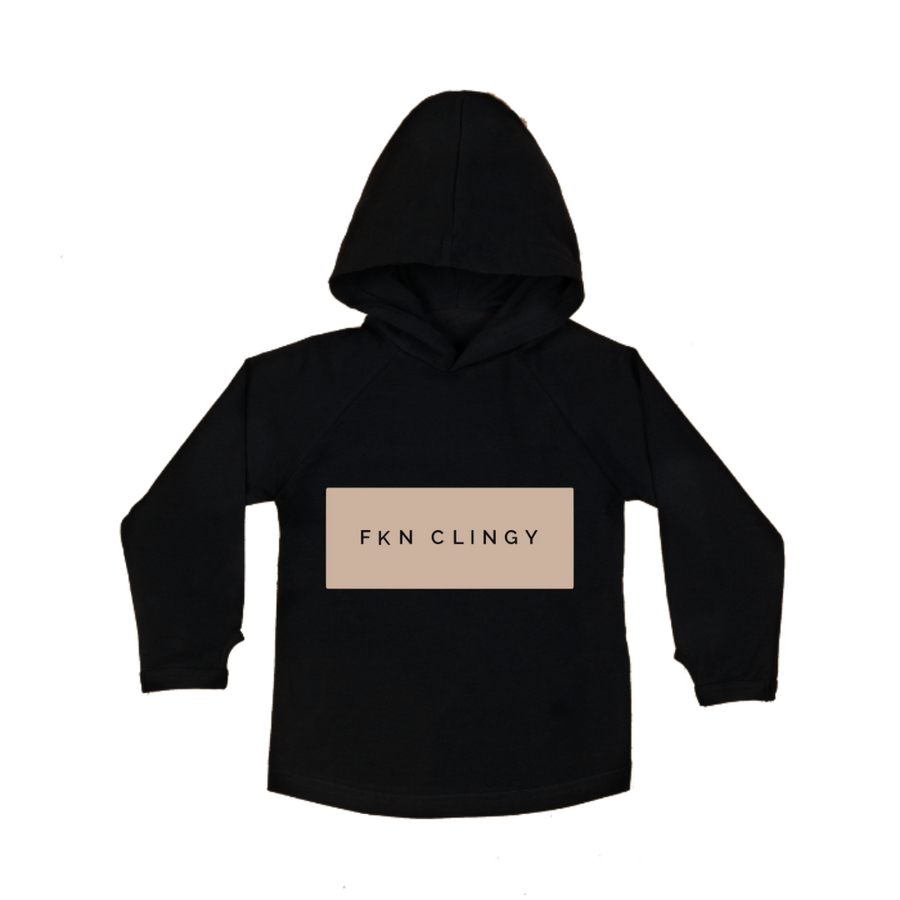 MLW By Design - FKN CLINGY™ Hoodie | Sand Print | Black or White