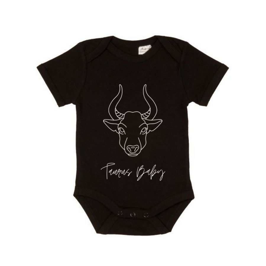 MLW By Design - Taurus Baby Bodysuit | Black