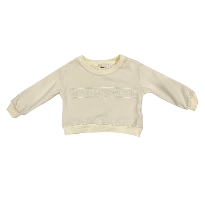 MLW By Design - 90’s Brand Sweat | Ivory